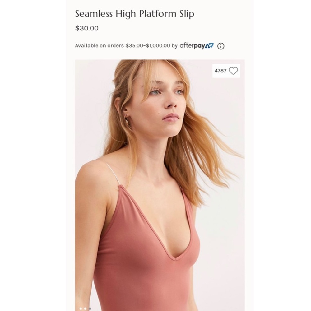 Free People Seamless High Platform Slip